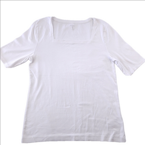 Amazon Essentials Square Neck Short Sleeve Blouse Size XL